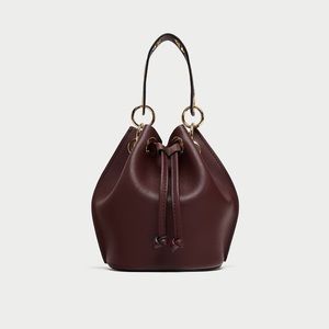 Zara Mini Bucket Bag with Eyelets